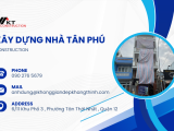 Công trình nhà ở Tân Phú 1 trệt 1 lững  4 lầu